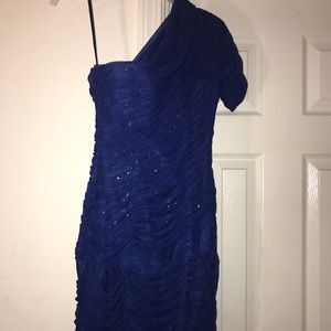 BCBGMaxAria Royal Blue Bojana Dress